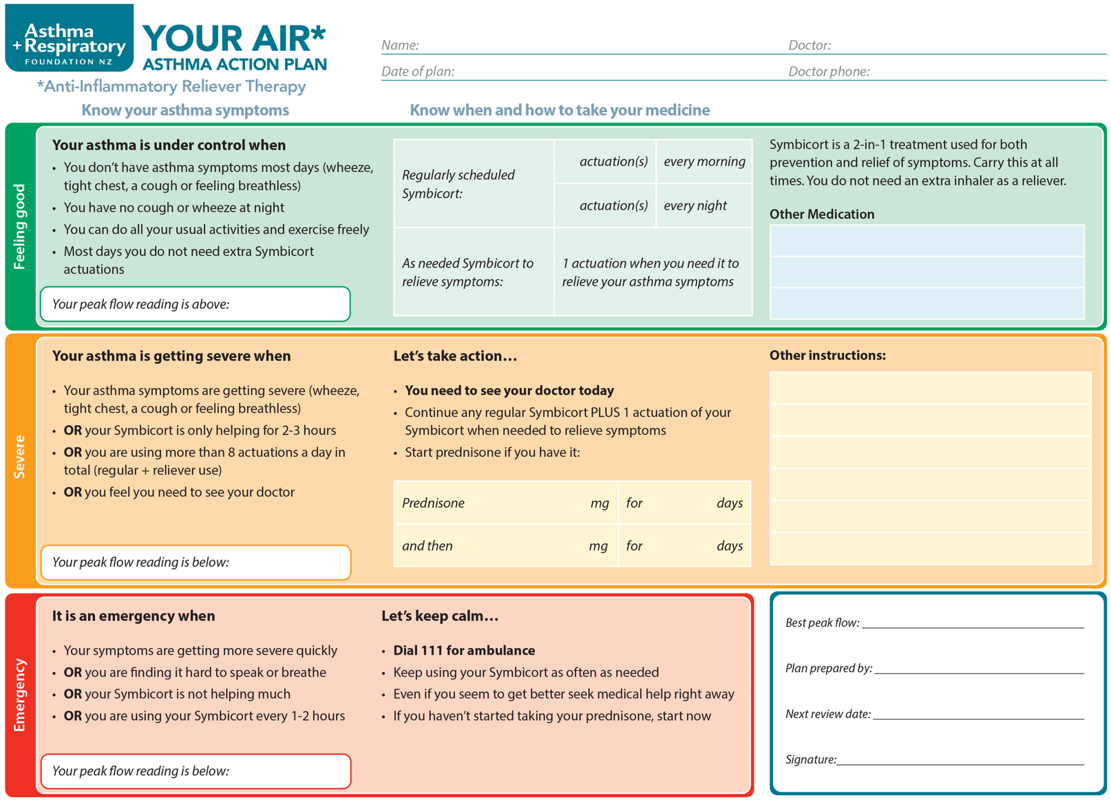 Asthma Control Test Pdf